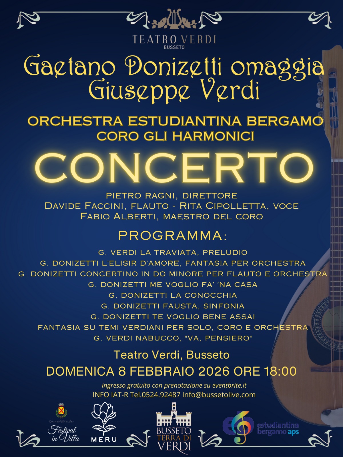  immagine dell'evento: Gaetano Donizetti omaggia Giuseppe Verdi